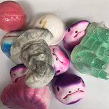 Discounted box of bath bombs